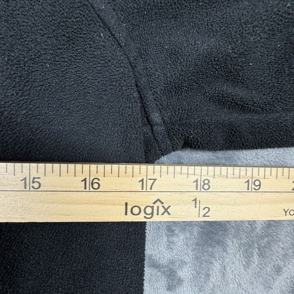 Columbia Fleece Jacket Hooded Full Zip Womens S Black‎ Hooded Thumb Holster - Picture 4 of 12